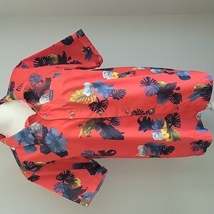 Columbia Hawaiian Tropical Omni-Wick Button Shirt Like New